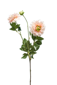 Emerald Kunstbloem Dahlia 72cm peach/roze