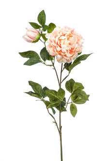Emerald Kunstbloem Pioenroos 100cm peach