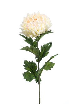 Emerald Kunstbloem Chrysant 75cm wit/roze
