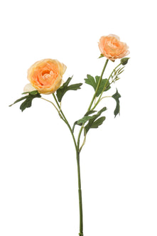 Emerald Kunstbloem Ranonkel 46cm licht peach