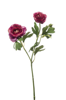 Emerald Kunstbloem Ranonkel 46cm paars