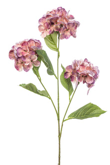 Emerald Kunstbloem Hortensia peach/paars 75cm