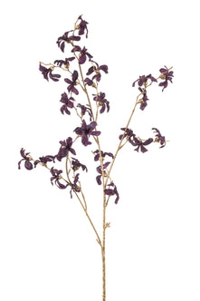 Emerald Kunstbloem Forsythia 85cm paars/goud