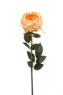 Emerald Kunstbloem Roos Joelle 65cm geel