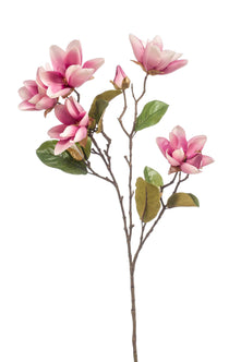 Emerald Kunstbloem Magnolia 92cm fuchsia