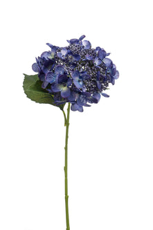 Emerald Kunstbloem Hortensia 50cm donkerblauw
