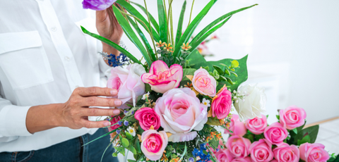 Tipps, um Ihren eigenen künstlichen Blumenstrauß zusammenzustellen!