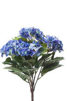 Emerald Kunstplant Hortensia 37cm donkerblauw