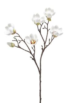 Emerald Kunstbloem Magnolia mini 65cm crème