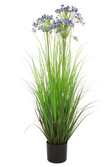 Emerald Kunstplant Agapanthus Gras blauw 110cm