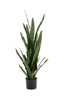 Emerald Kunstplant Sansevieria 115cm groen