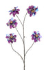 Emerald Kunstbloem Dahlia glamour 110cm paars