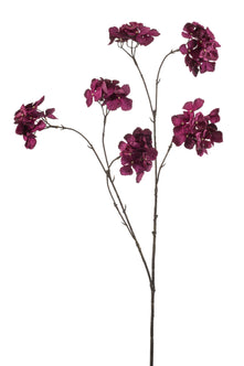 Emerald Kunstbloem Hortensia 85cm paars