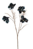 Emerald Kunstbloem Cosmos velvet 83cm blauw