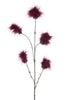 Emerald Kunstbloem Pompom 84cm bordeaux