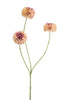 Emerald Kunstbloem Dahlia pompom mini 68cm peach