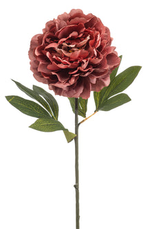 Emerald Kunstbloem Pioenroos 77cm oudroze