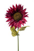 Emerald Kunstbloem Zonnebloem XL 90cm bordeaux