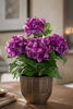 Emerald Kunstplant in pot Hortensia blauw 40cm