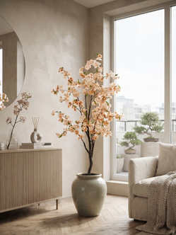 Emerald Kunstboom Kersenbloesem 175cm peach