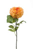 Emerald Kunstbloem Dahlia Pompon peach 74cm