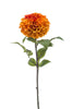 Emerald Kunstbloem Dahlia Pompon oranje 74cm