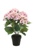 Emerald Kunstplant in pot Hortensia roze 40cm